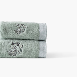 Jardine almond organic cotton bath towel